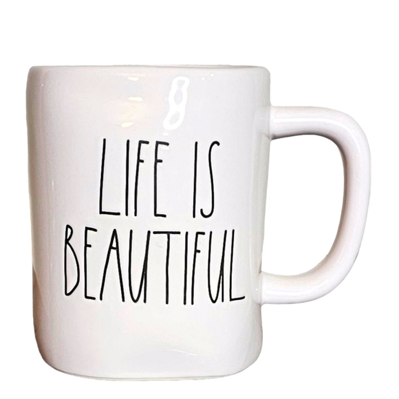Rae Dunn Other - Rae Dunn Artisan Collection by Magenta "Life is Beautiful " Mug 18 oz